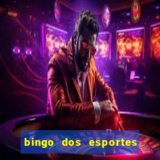 bingo dos esportes para imprimir